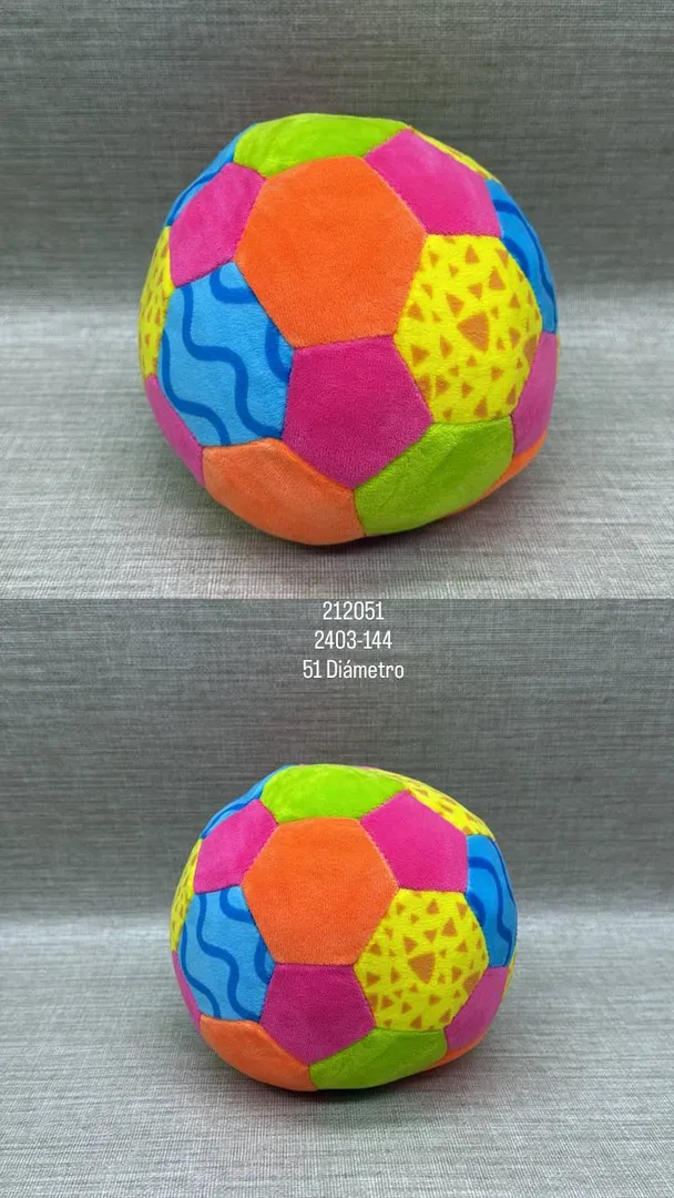 PELOTA DE FÚTBOL MULTICOLOR 