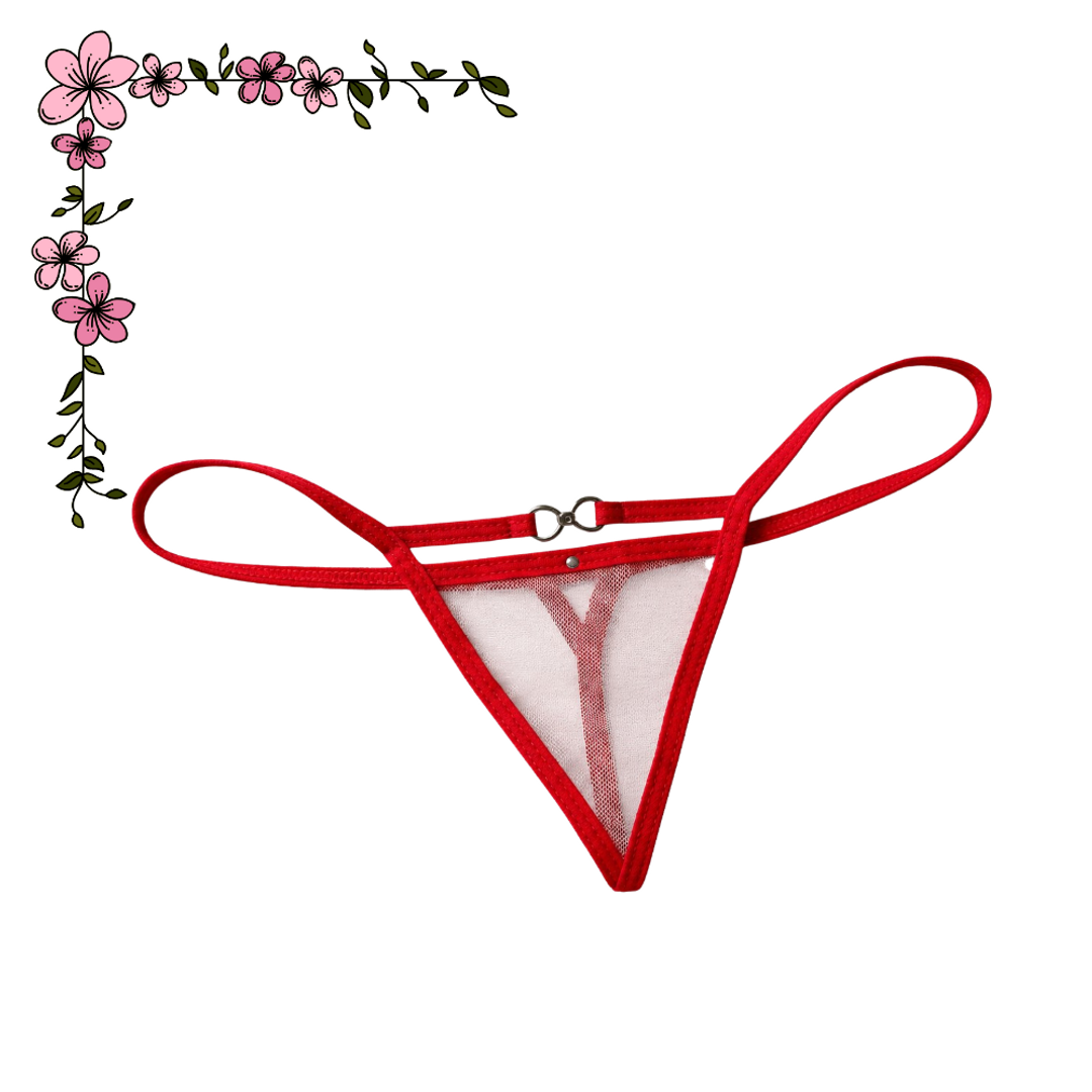 Tanga hilo velo blanco 
