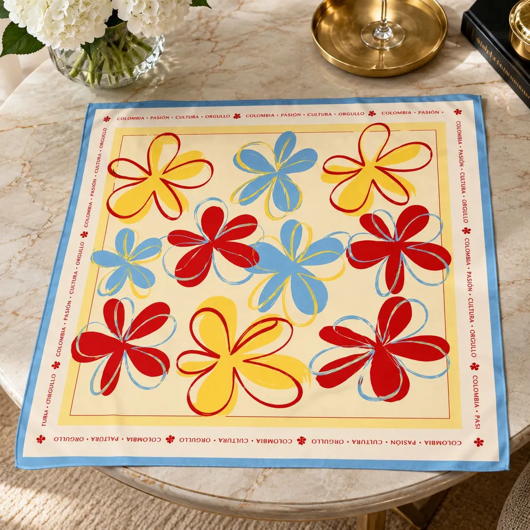PAÑOLETA PREMIUM 70cmx70cm COLOMBIA DISEÑO 3