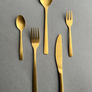 CUBIERTOS 20 PZS DORADO MATE  - imagen 4