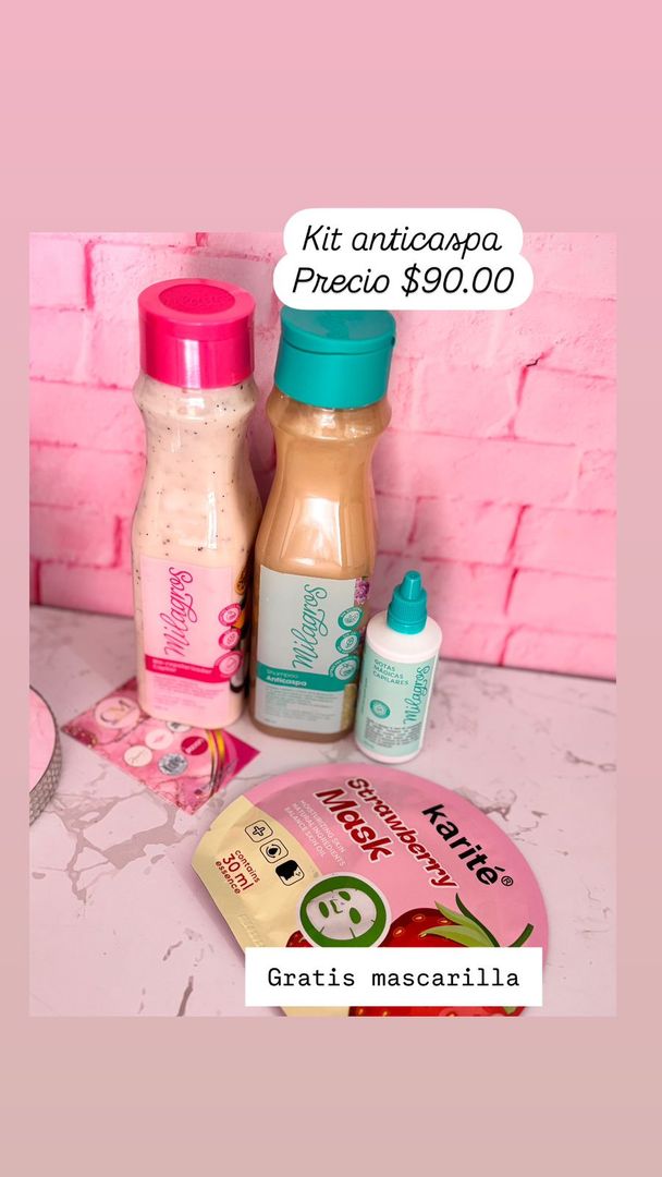 Kit anticaspa Milagros