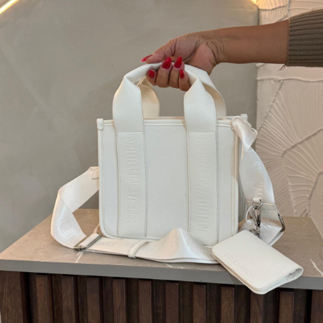 Cartera Steve Madden Blanca