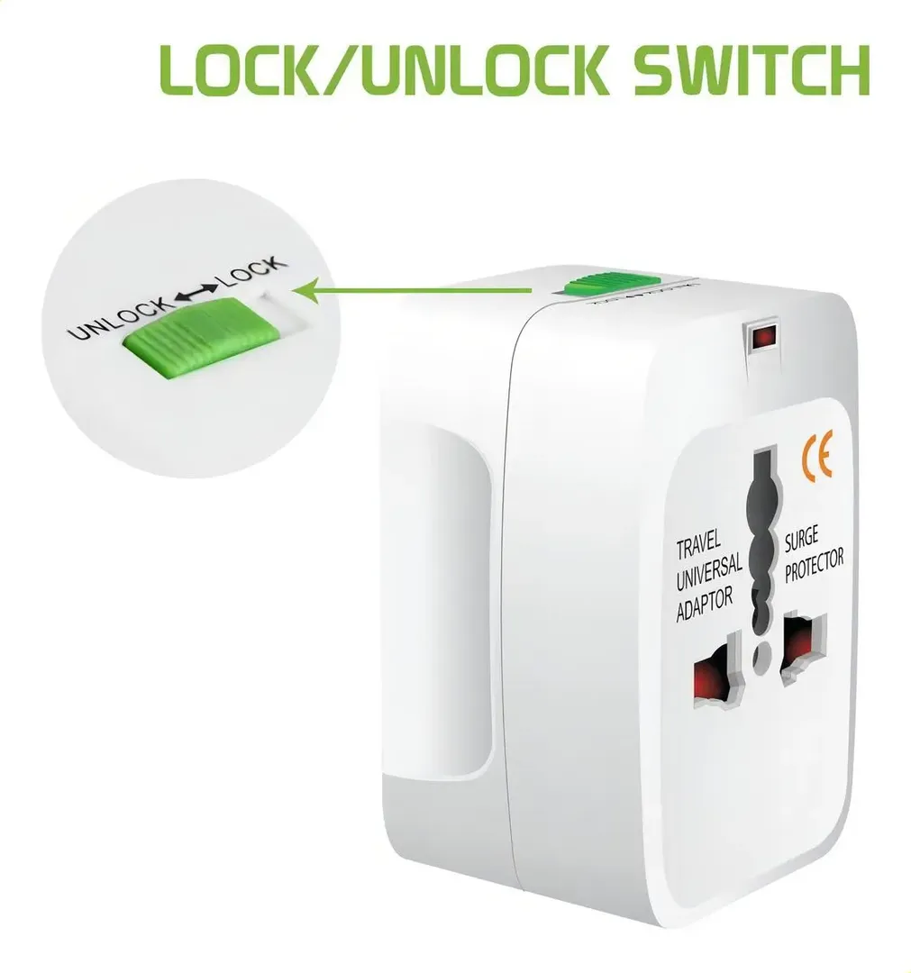 ADAPTADOR DE CORRIENTE UNIVERSAL EUROPEO