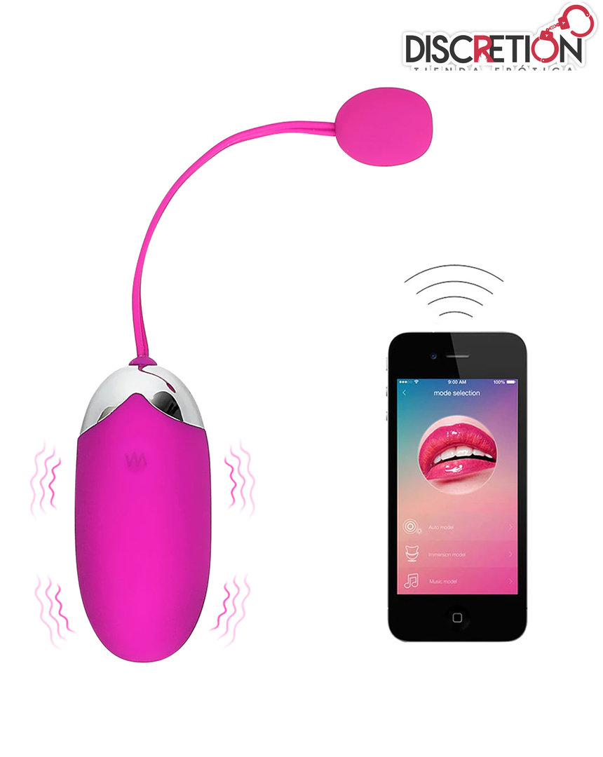 VIBRADOR CON APP EN FORMA DE HUEVO