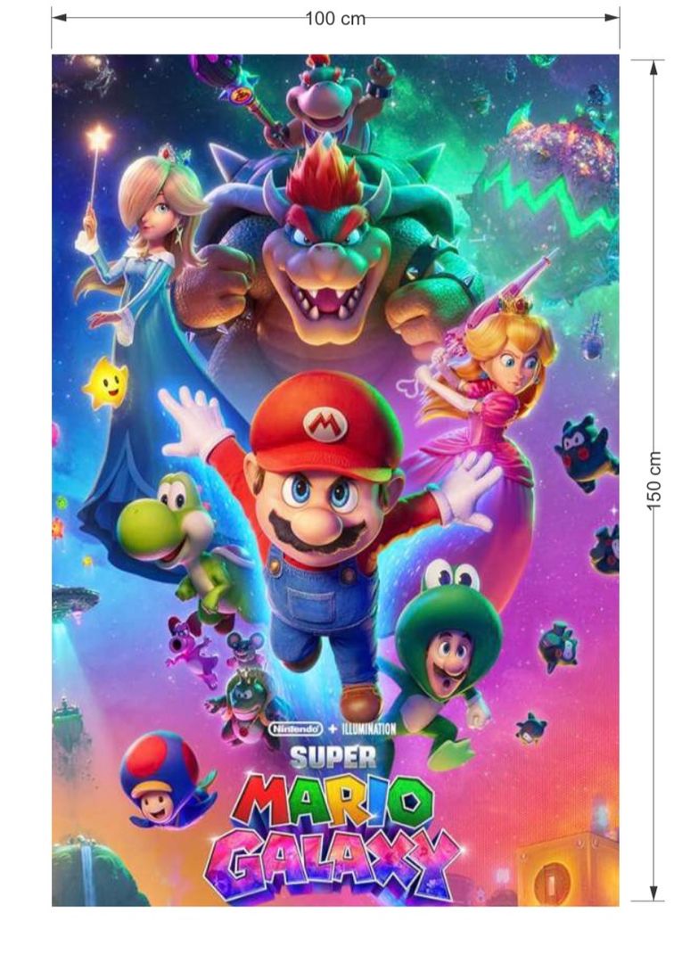 FONDO EN TELA 1 X 1.50 CM MARIO