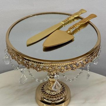 SET DE CUCHILLO Y CUCHARA EN ACERO COLOR DORADO - imagen 2