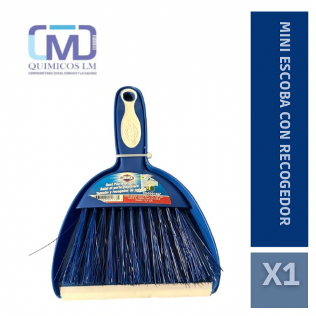 MINI ESCOBA CON RECOGEDOR 
