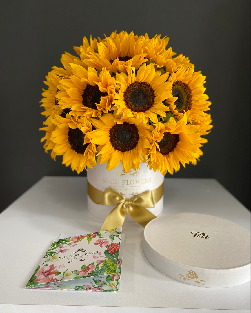 CAJA REDONDA GIRASOL