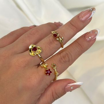 Imagen del producto Anillos rojos 