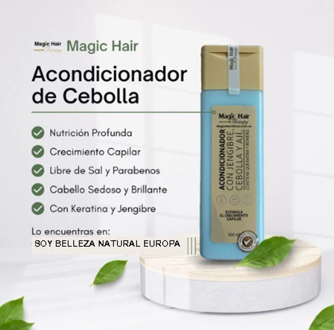 Kit Jengibre,Cebolla y Aji Magic Hair