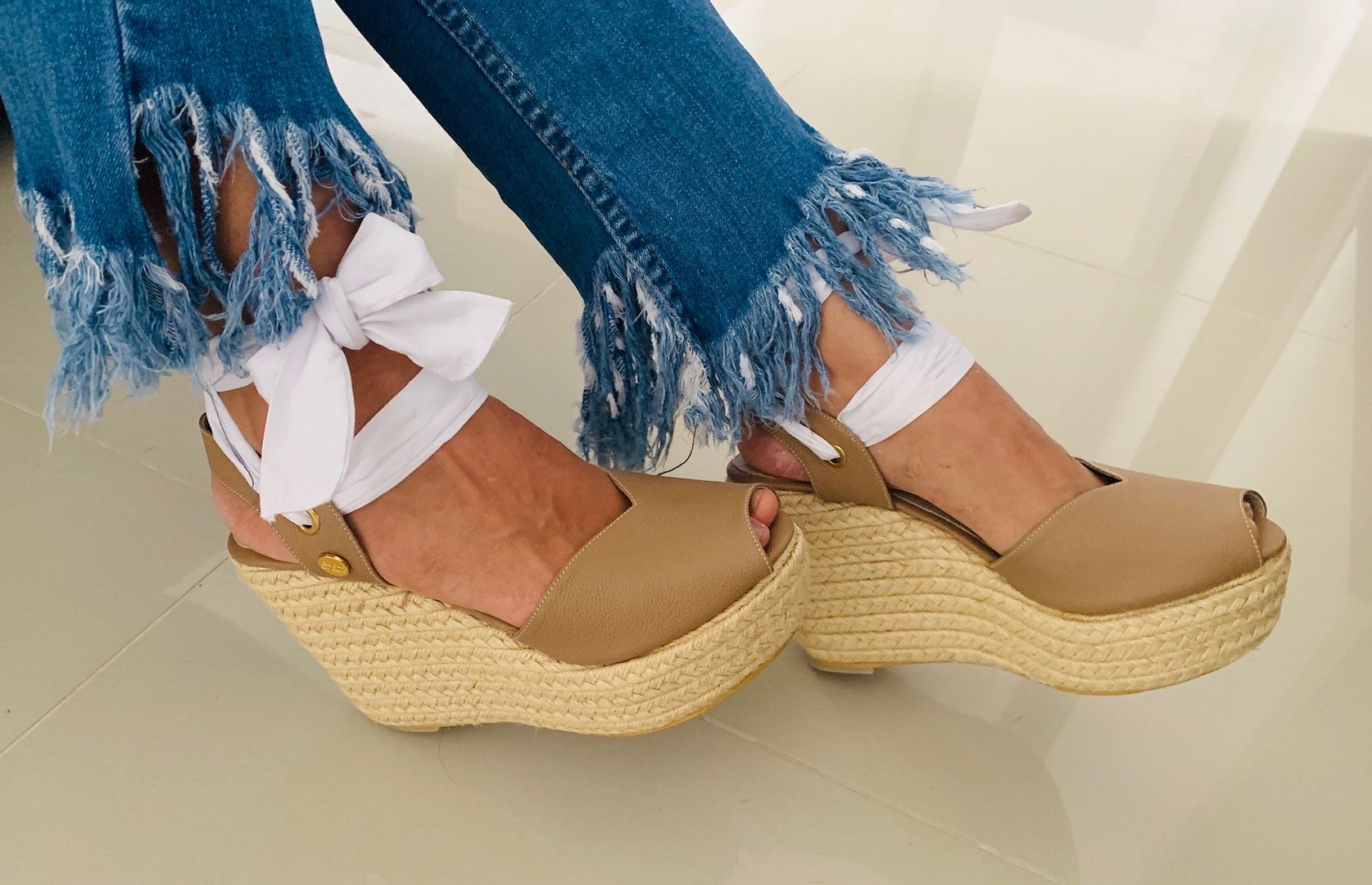 Plataforma Yute con amarre en Tela