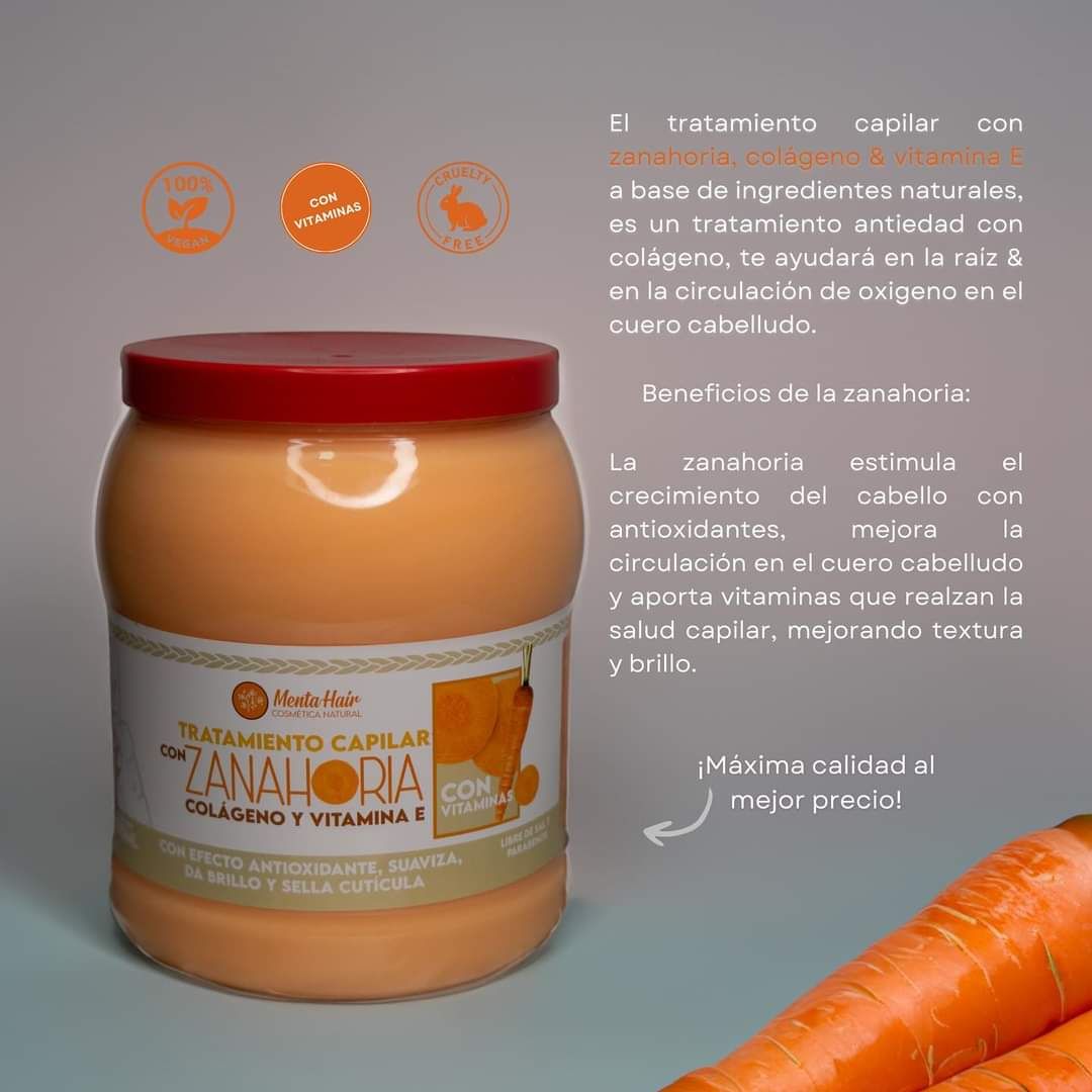 TRATAMIENTO CAPILAR ZANAHORIA BOMBONERA 2000 ML