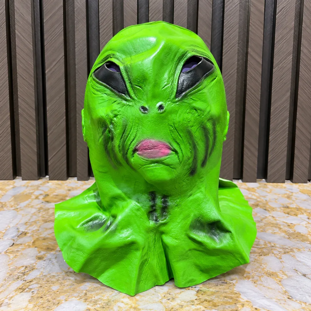 MÁSCARA DEL ALIEN EN LÁTEX 