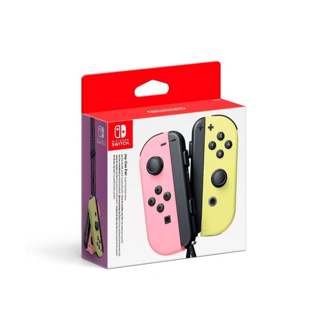 CONTROL NINTENDO SWITCH JOY-CON PASTEL ROSA AMARILLO
