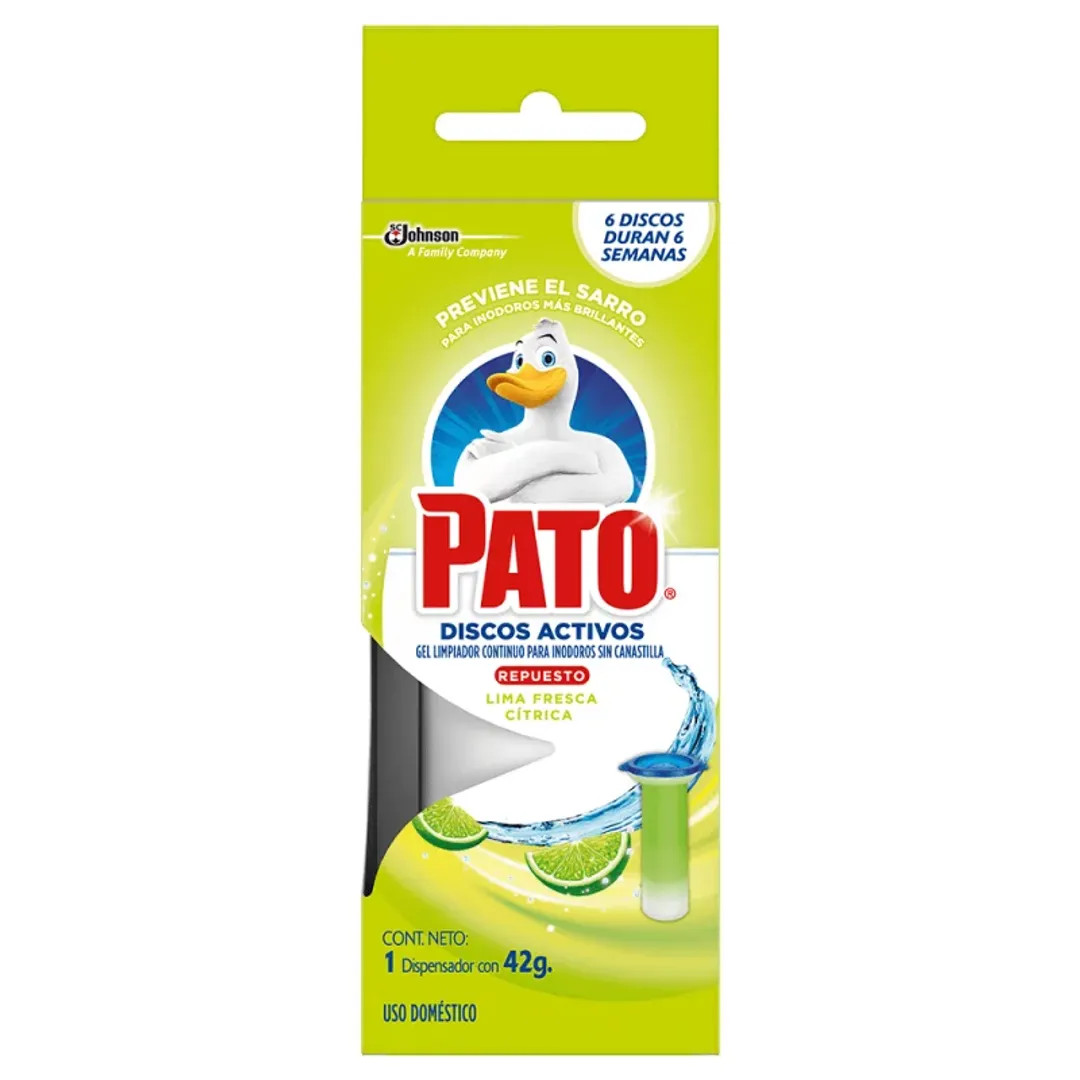 PATO DISCOS ACTIVOS LIMA FRESCA REPUESTO 38 G