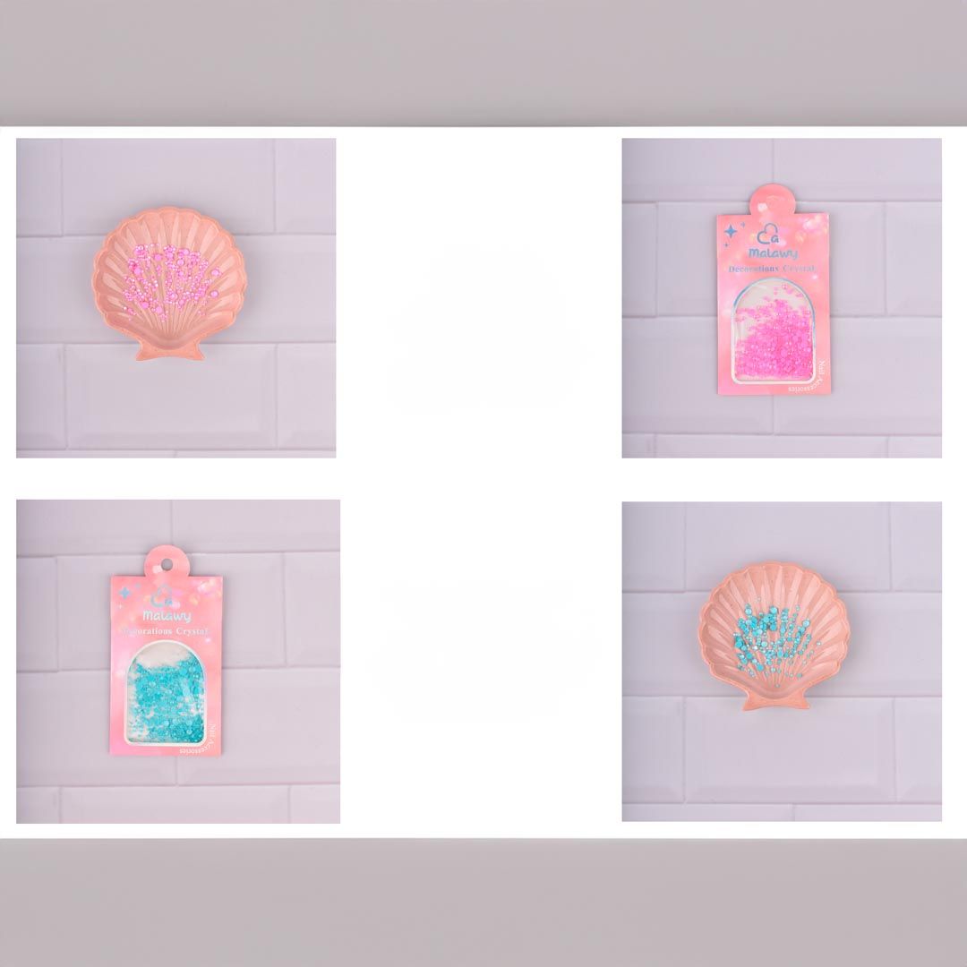 Decoración Uñas Perlas Colores