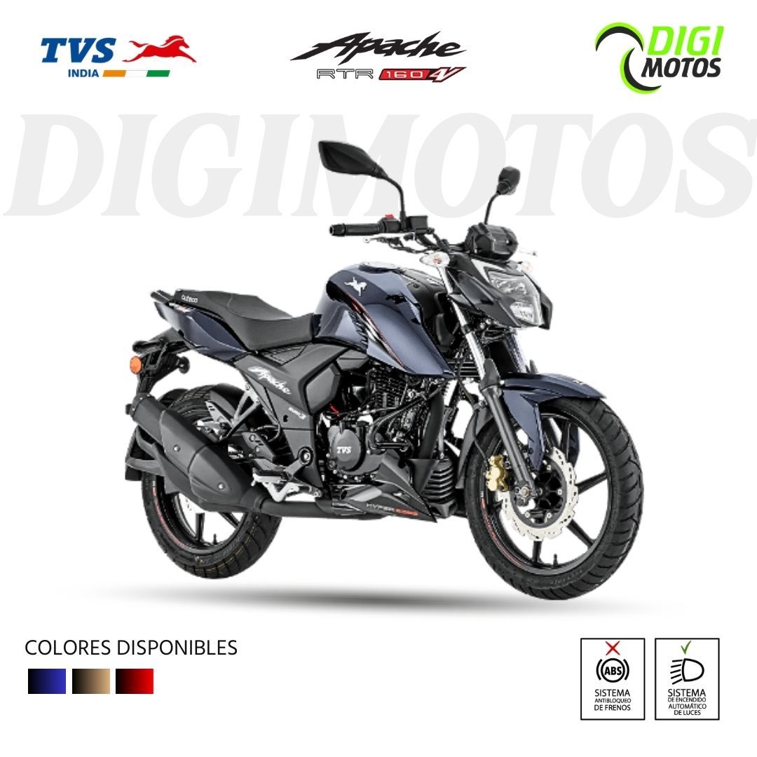 TVS APACHE RTR 160 4V XC CARBURADA ABS