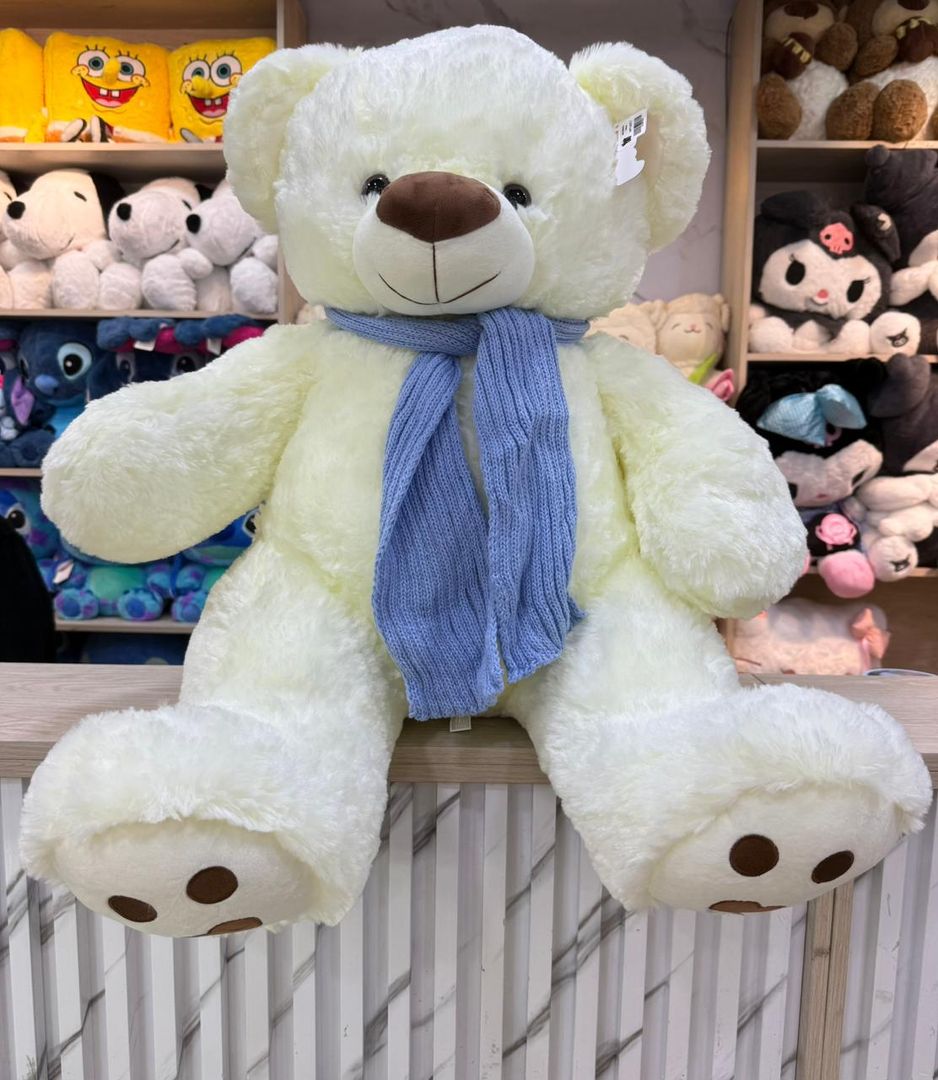OSO PELUCHE 60cm BUFANDA COLORES