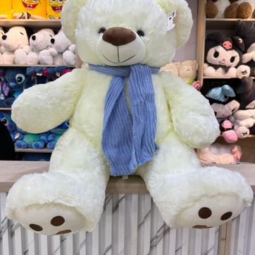 OSO PELUCHE 60cm BUFANDA COLORES - imagen 1