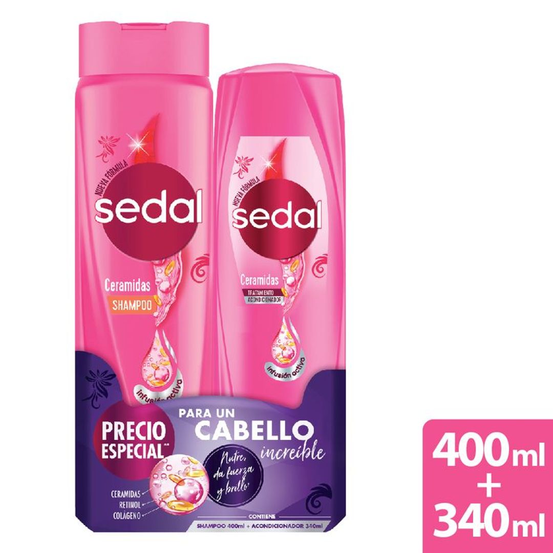 SH+AC SEDAL CERAMIDAS*400ML