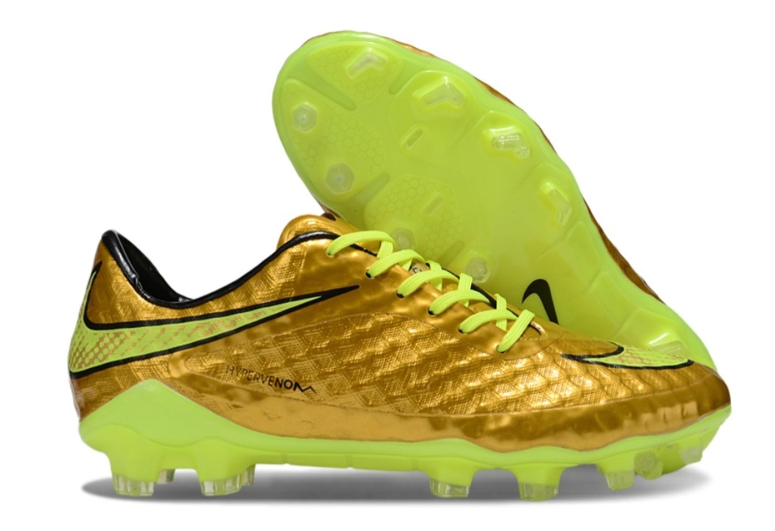 Tacos Hypervenom FG - Natural firme Lote 2