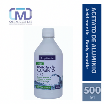 Imagen del producto ACETATO DE ALUMINIO /ACID MANTLE X500ml/CON ACEITE DE OLIVA 