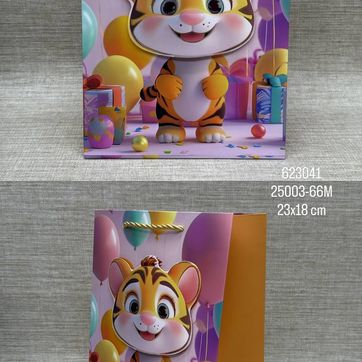 Imagen del producto BOLSA DE REGALO SURTIDA ANIMALES 23X18 CM