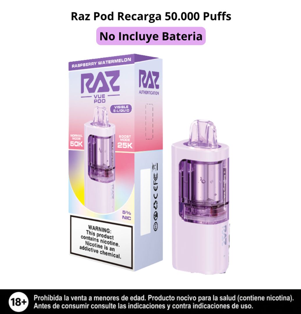 Raz Pod Raspberry Watermelon 50.000 Puffs