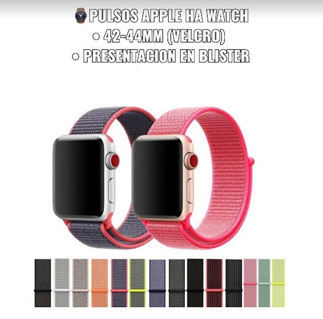 PULSOS APPLE WATCH VELCRO 
