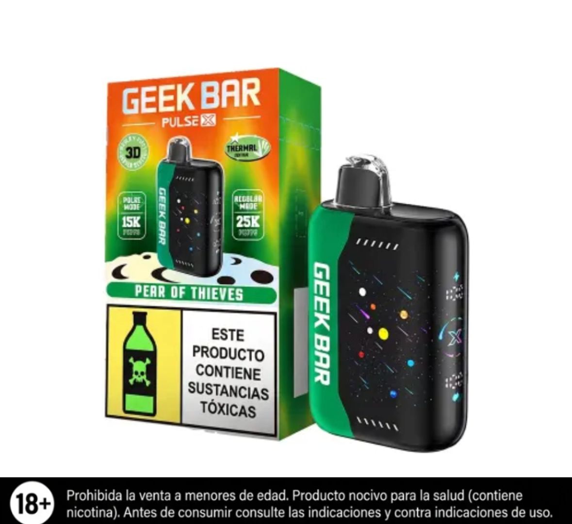 Geek Bar Pear Of Thieves Pulse X 25.000 Puffs
