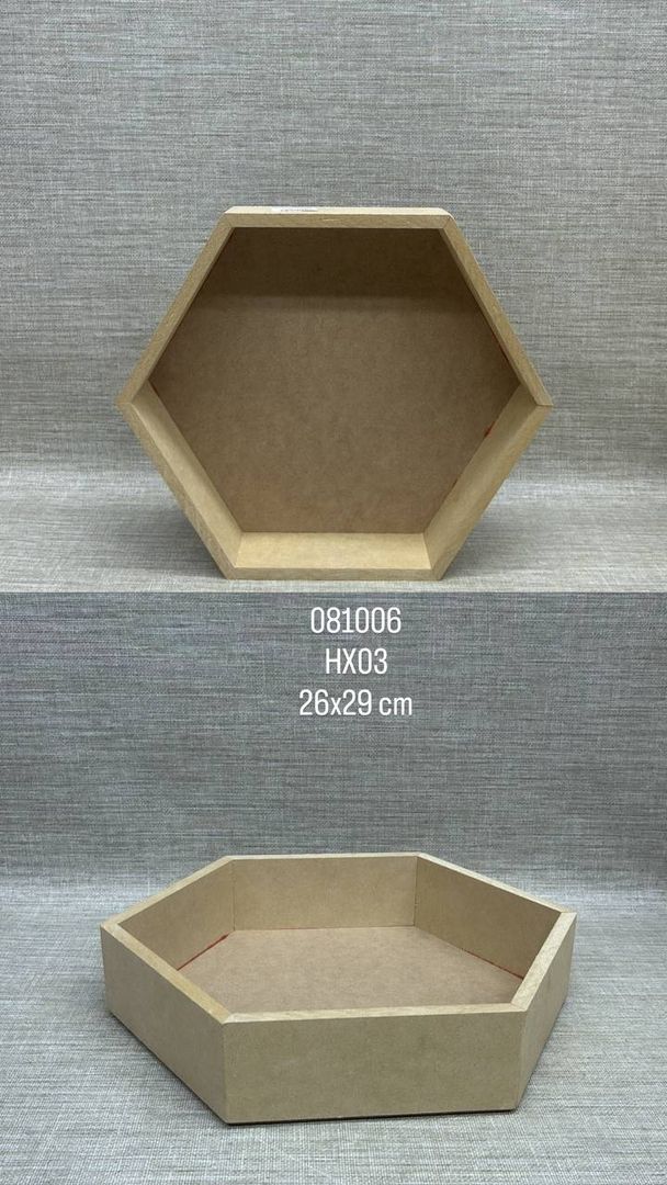 HEXAGONAL #3 26X29 CM