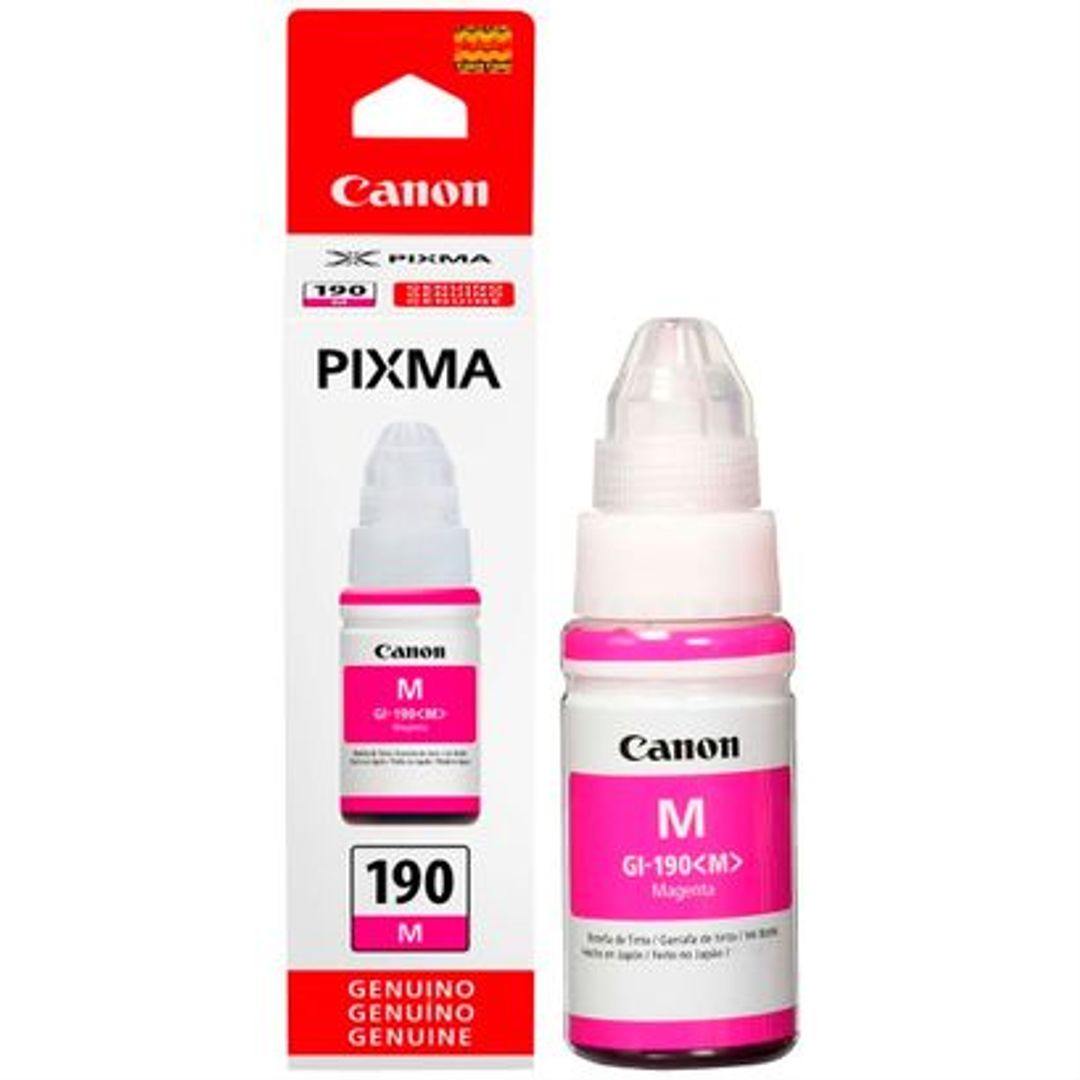 Tinta Canon Botella 190 Magenta