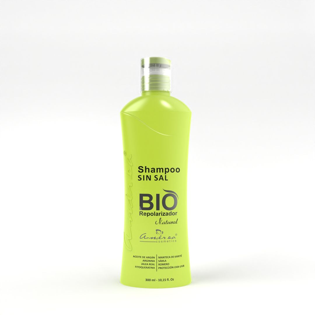 SHAMPOO SIN SAL BIO REPOLARIZADOR ANDREA COSMETICS 300ML