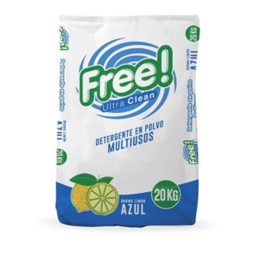 DETERGENTE FREE LIMON 20 KG