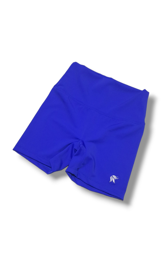 Short Hybrid ajustado con bolsillos laterales y sin costura delantera tiro alto Lycra
