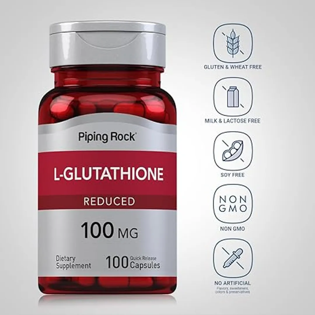 L Glutatión  100 mg 100 cáp Pipinrock