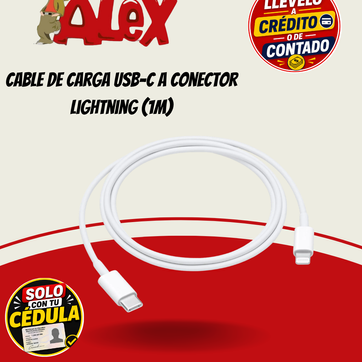 Imagen del producto Cable de Carga Usb-C a Conector Lightning (1m)