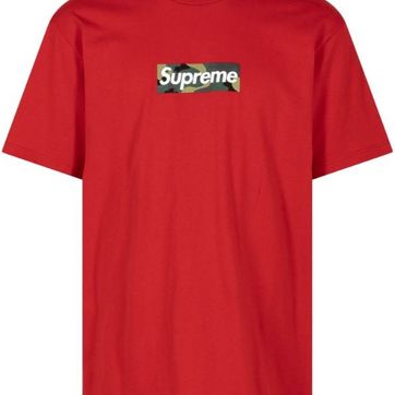Imagen del producto CAMISETA SUPREME "CAMO BOX LOGO" ROJO (TALLA L)