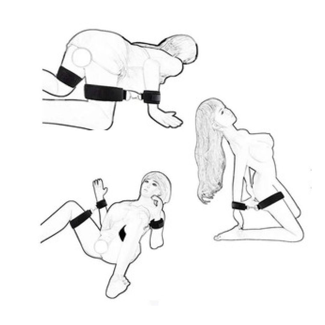 Esposas piernas y manos set x 2