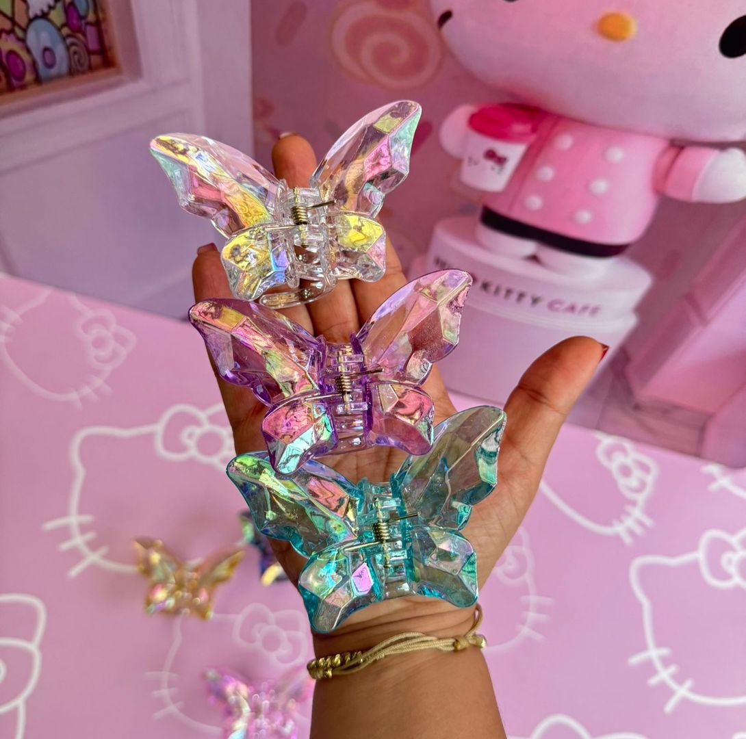Caimán mariposas cristal 