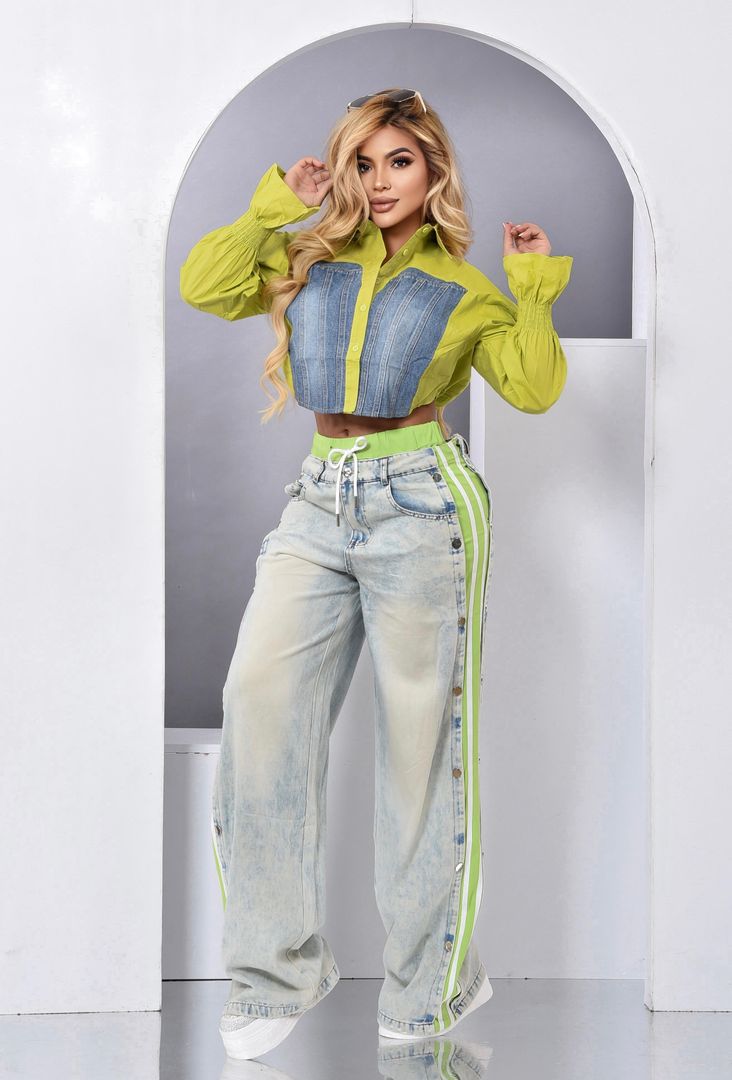 JEAN TIPO ADIDAS FASHION LOVE