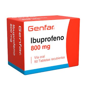 Imagen del producto IBUPROFENO 800MG GENFAR DIS X 50 TAB