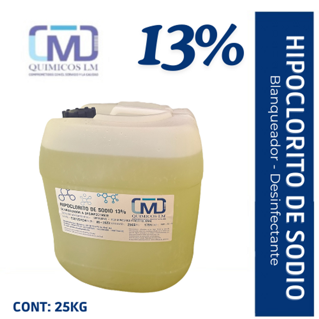 HIPOCLORITO DE SODIO SLN 13%