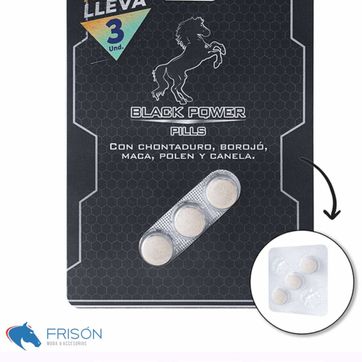 Imagen del producto Energizante Black Power Pills x 2 + 1 Gratis