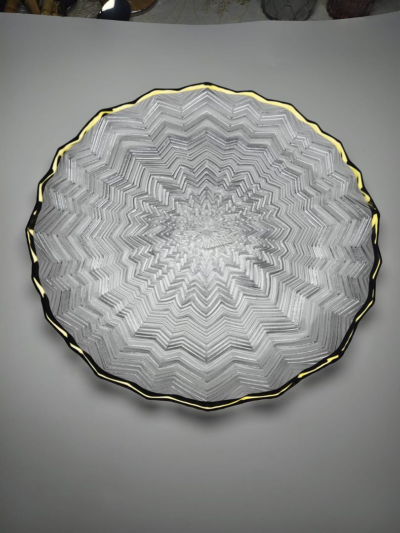 PLATO BASE ORILLA DORADA