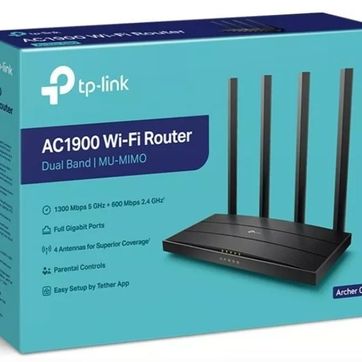 Router TP-Link Archer hasta 1300Mbps 5G 4 antenas C80 AC1900 - imagen 1