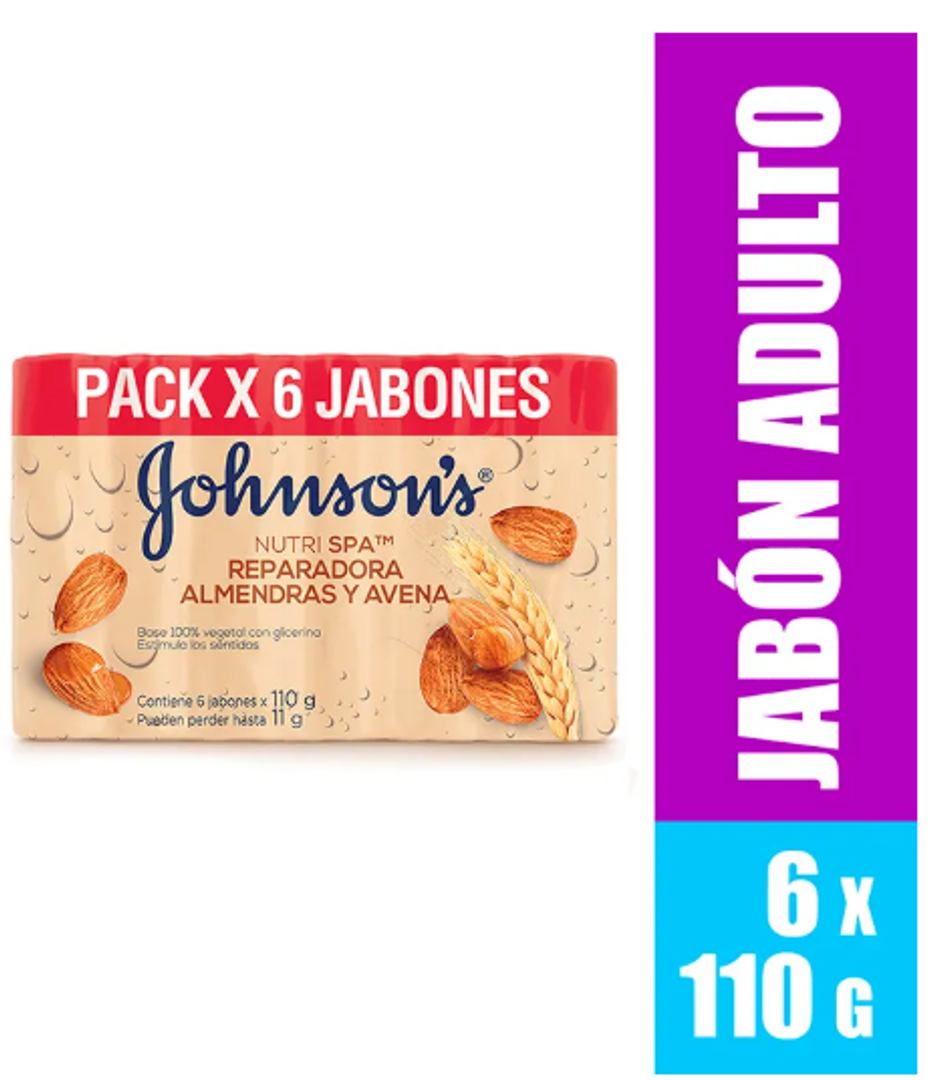 JABON JOHNSONS AVENA*6*110G
