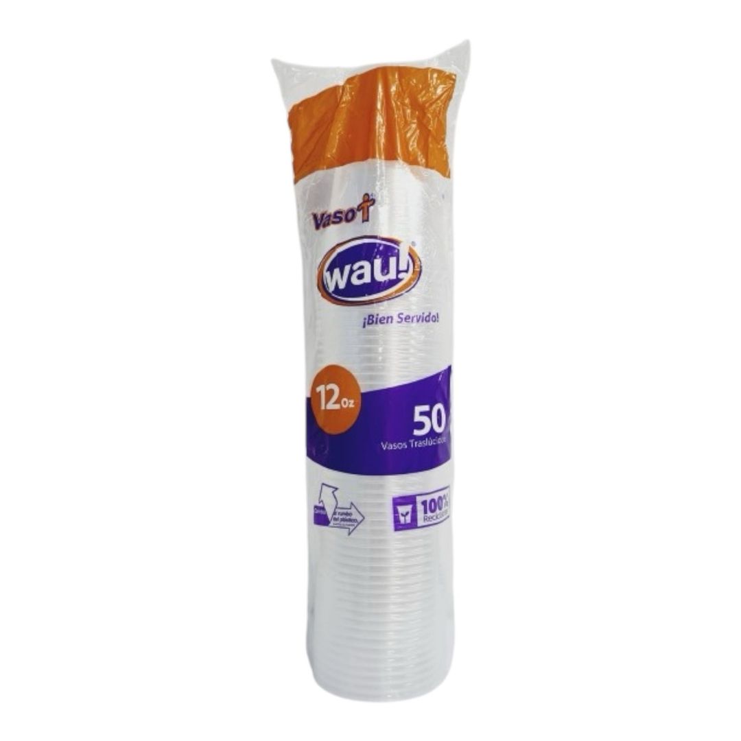       FE VASO 12 OZ TRASLUCIDO X 50 UND