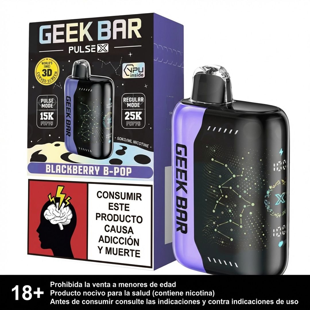 Geek Bar Pulse X Blackberry B-burst 25.000 Puffs