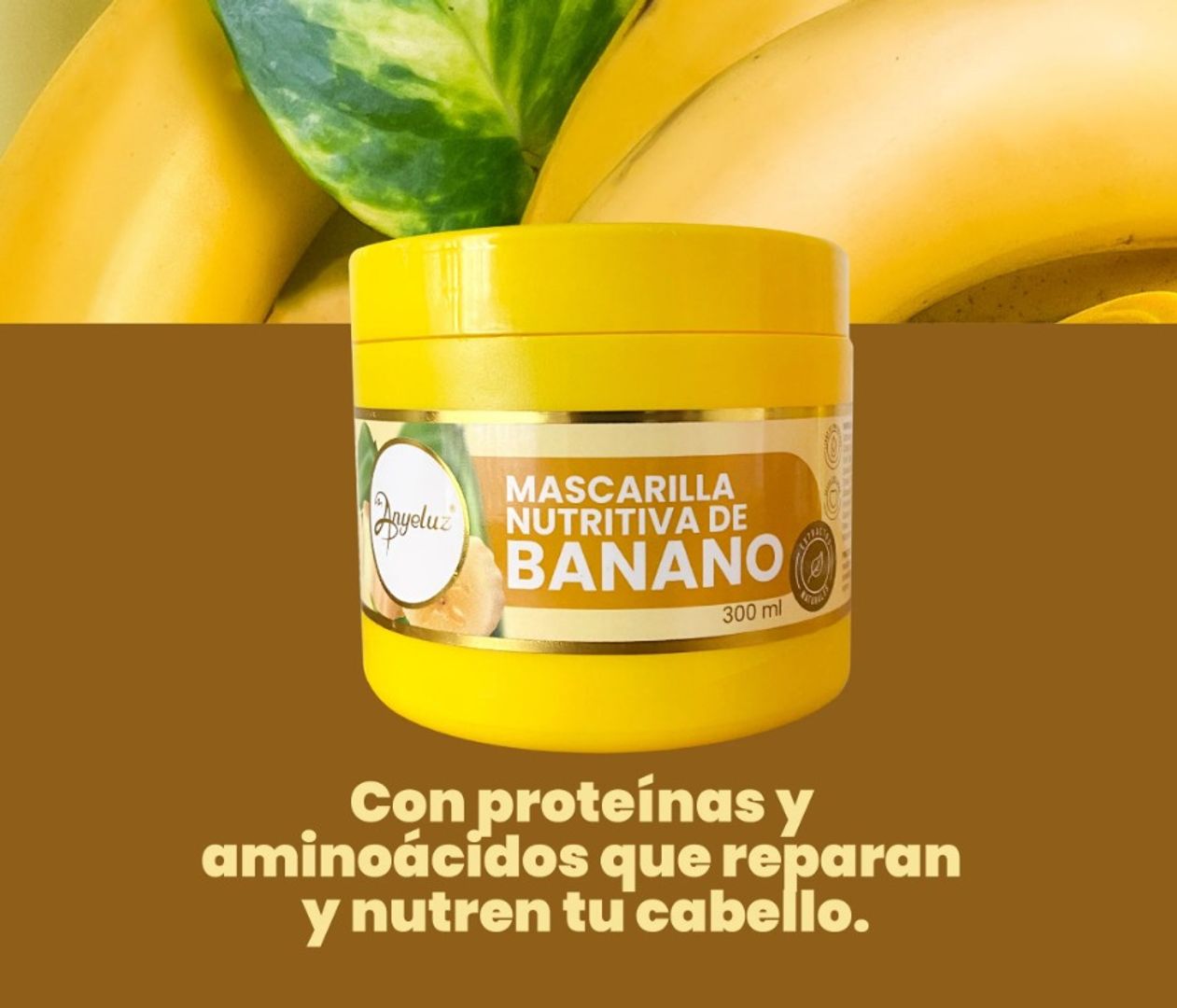 MASCARILLA NUTRITIVA CON BANANO ANYELUZ 